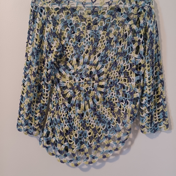 Colorful Crochet Kids Blouse - Picture 4 of 6